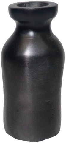 Vaas Duino 5x4x12 cm zwart