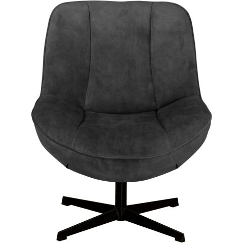 Draaizetel Fortenza velvet antraciet