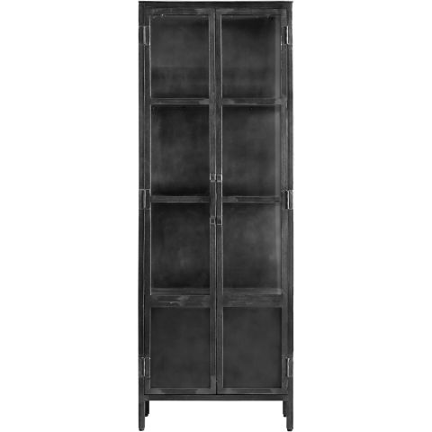 Vitrinekast Carpino (65 Cm) metaal glas