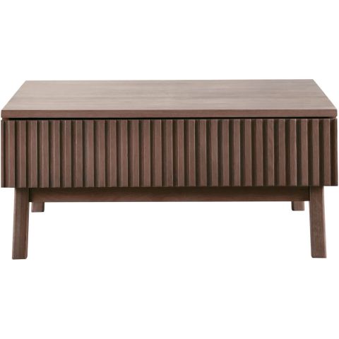 Salontafel Arrosto eikenhout 90x90 cm vierkant Dark Roast