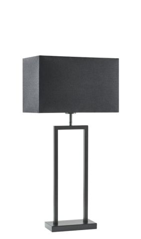 Tafellamp Tarante (lampvoet h55) mat zwart