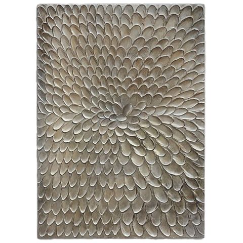 Wandornament Pictura 80x120 cm rechthoekig grijs
