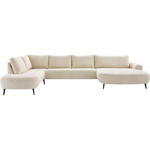 Hoeksalon links Davanti HR-zitting beige