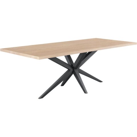Eettafel Mascaro 220x100 cm rechthoekig misty oak
