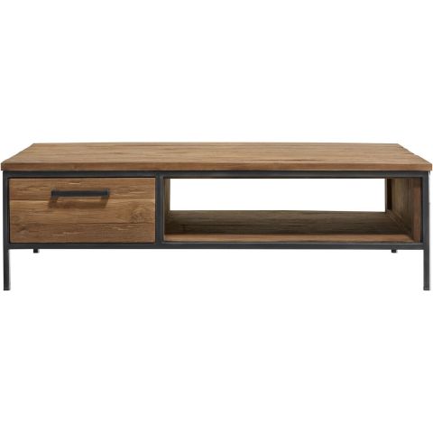 Salontafel Romaro teakhout 135x67 cm rechthoekig mix rough