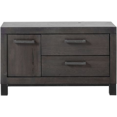TV-meubel Hevano (102 Cm) grafiet eiken hout