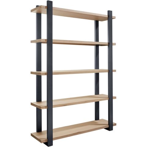Boekenkast Verato (150 Cm) naturel grey