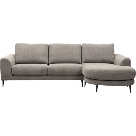 Hoeksalon rechts Aziri taupe supreme comfort