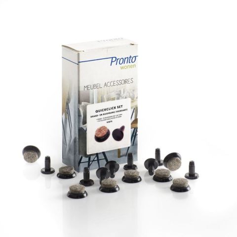Quickclick 6 mm binnenmaat vierkante holle buisframe 8 stuks