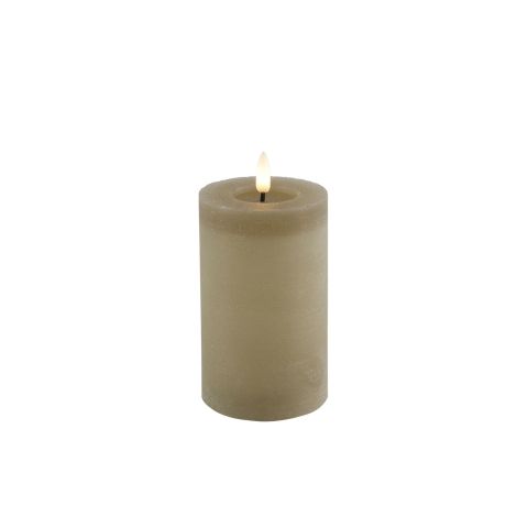 Stompkaars Benevento Led medium beige rond