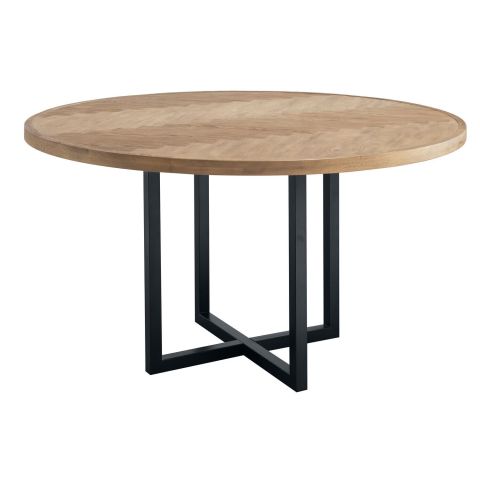 Eettafel Vinito 140 cm rond eiken fineer naturel