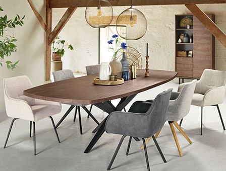Deens ovale eettafels